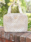 Caroline Hill Travel Bag three piece Collection - Champagne Pop