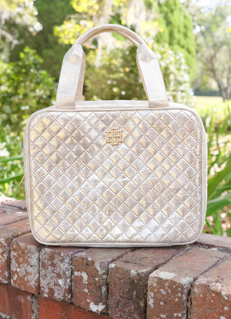 Caroline Hill Travel Bag three piece Collection - Champagne Pop