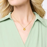 Julie Vos Bloom delicate necklace gold