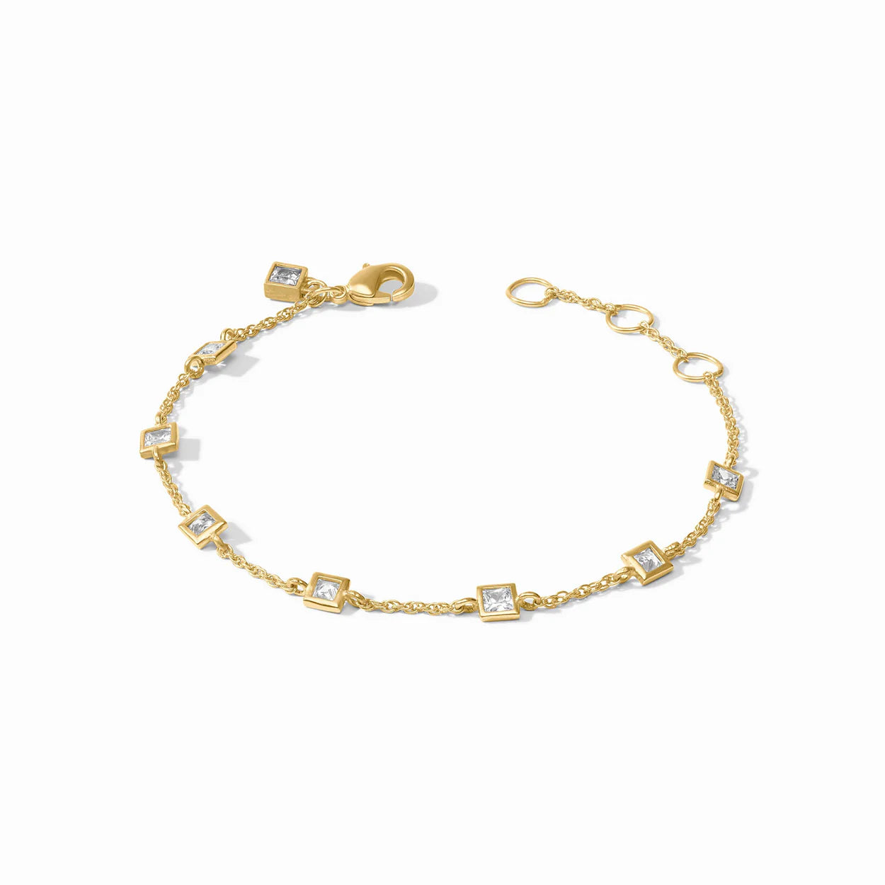 Julie Vos - Jolie Delicate Bracelet - Cubic Zirconia - One Size