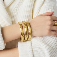 Sahara Bangle-Gold- Large