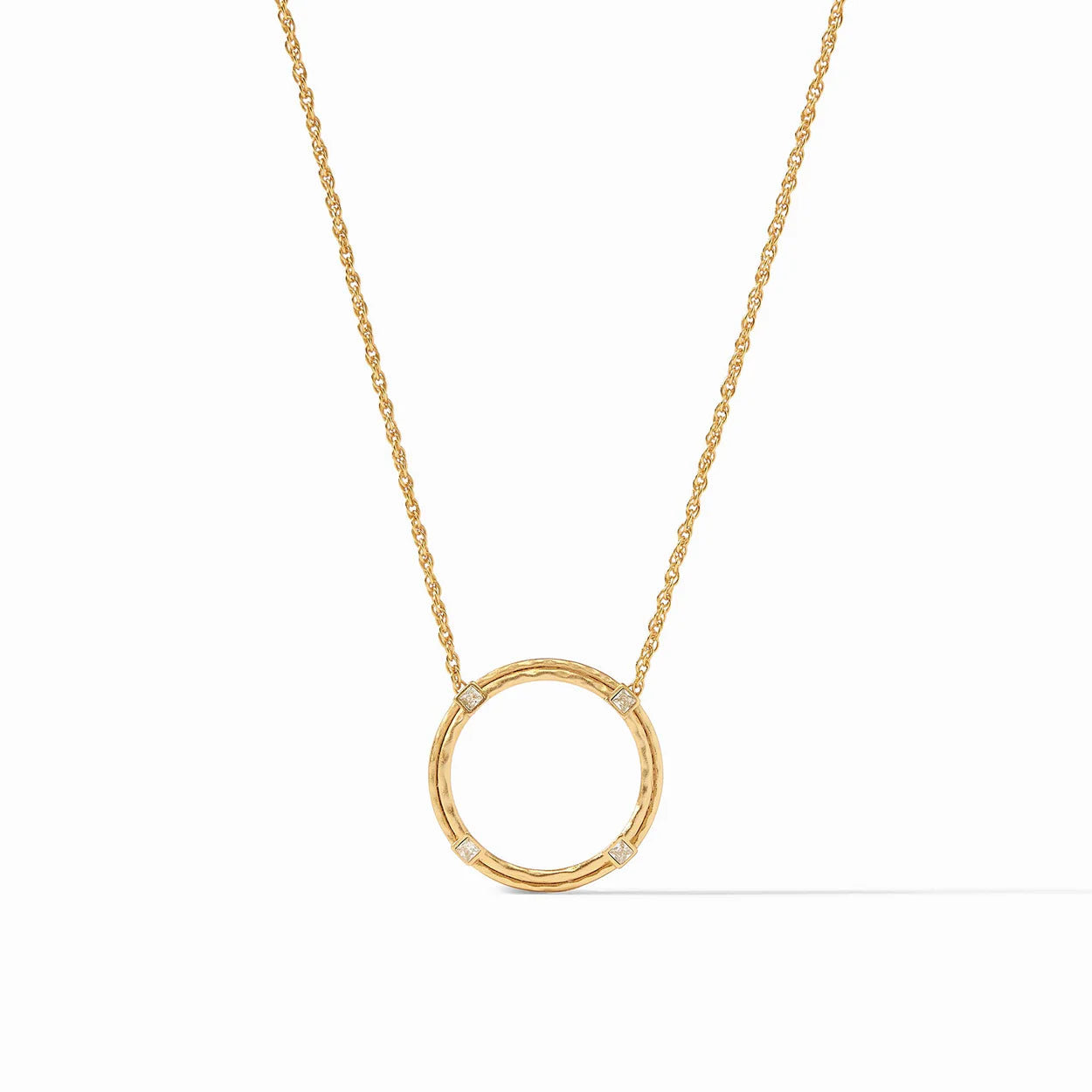 Astor Delicate Station Necklace- Cubic Zironcia-OS