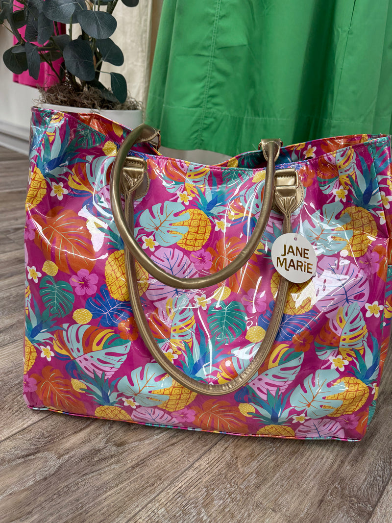 Tropical Multi - Tote Bag -