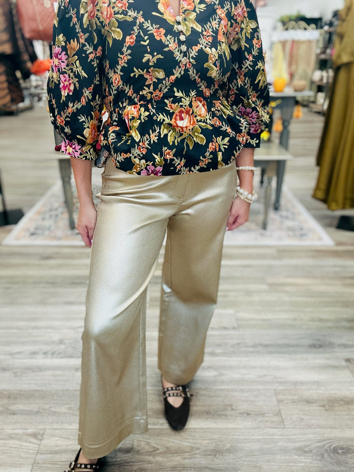 The Golden Girl pants - gold statement pants