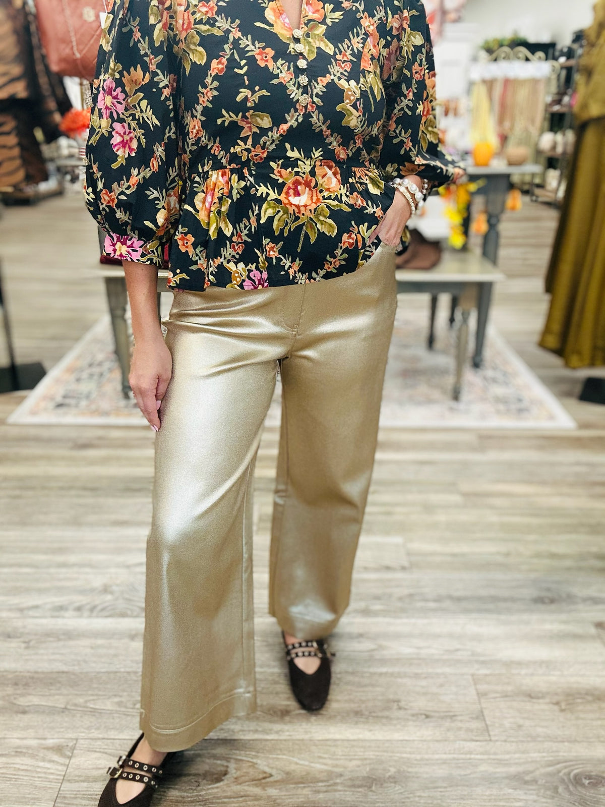 The Golden Girl pants - gold statement pants