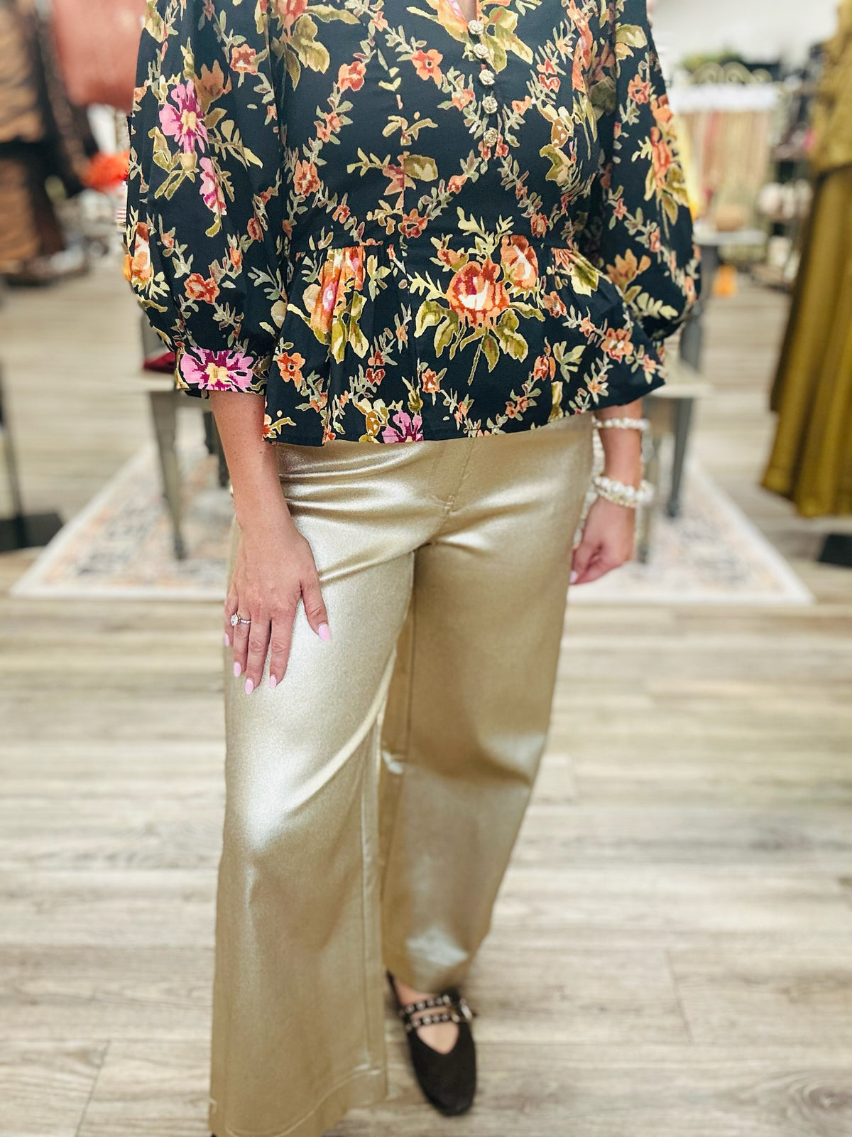 The Golden Girl pants - gold statement pants